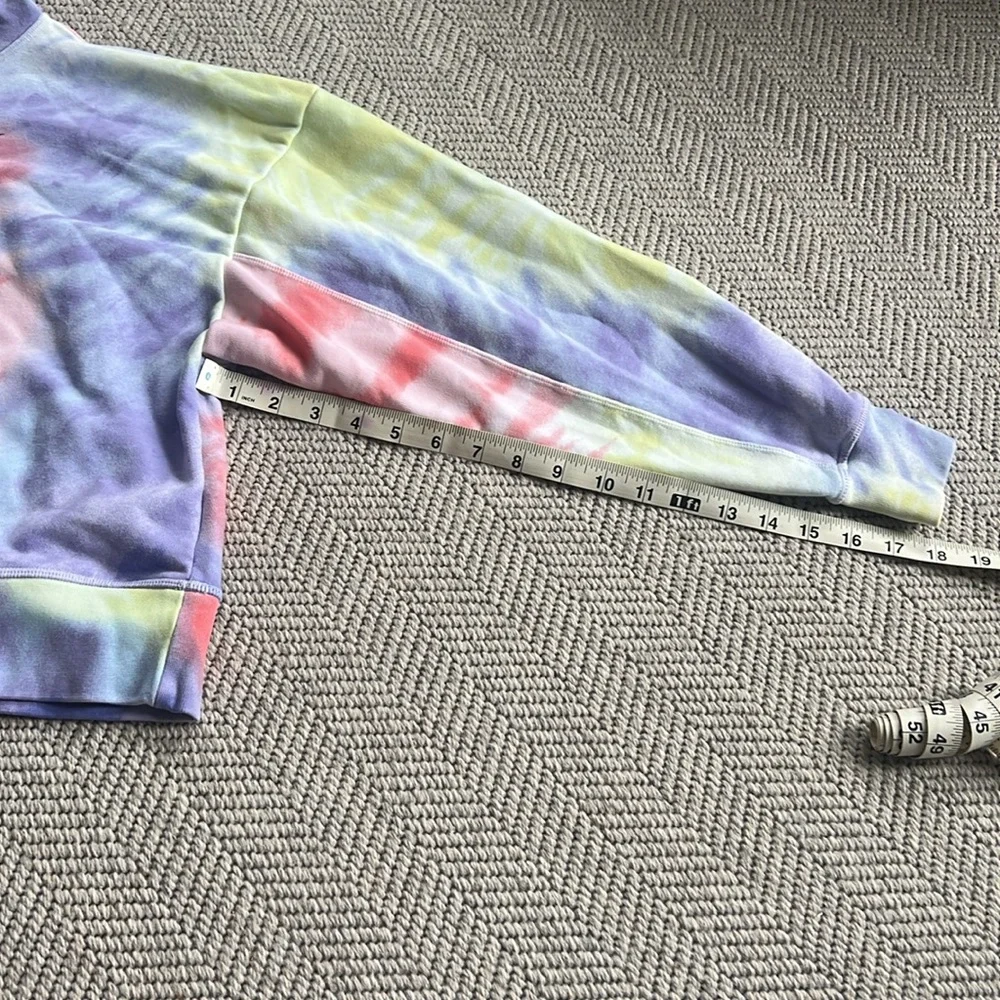 Nike crop tie die hoodie